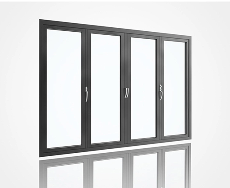 Heavy Duty Profile Thickness 2.0mm Balcony Patio Glass Patio Exterior Interior Aluminum Sliding Bi-Folding/Folding Door/Multi-Leaf Door