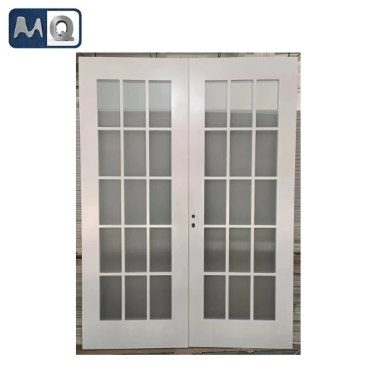 工場出荷時の価格 OEM カスタマイズされたインテリア ヴィラ アパート サイレント構造高品質のエレガントなガラス無垢材のドア